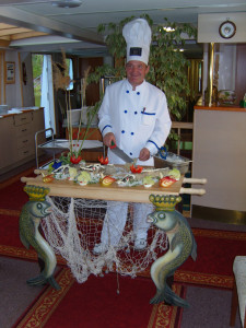 Abschiedsessen auf der Classic Lady Foto: DNV-Tours