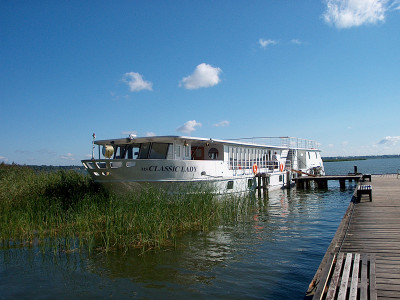 Classic Lady am Steg Foto: DNV-Tours